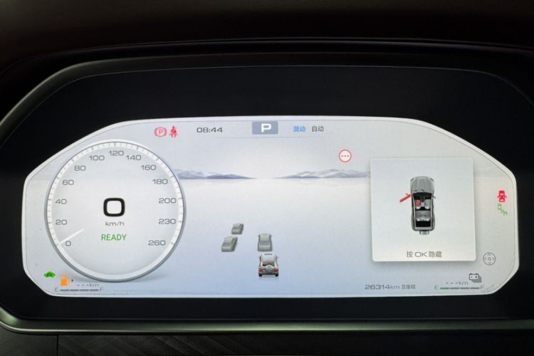 Used Tank 700 New Energy 2024 Hi4-T Extreme Edition Odometer Close Up