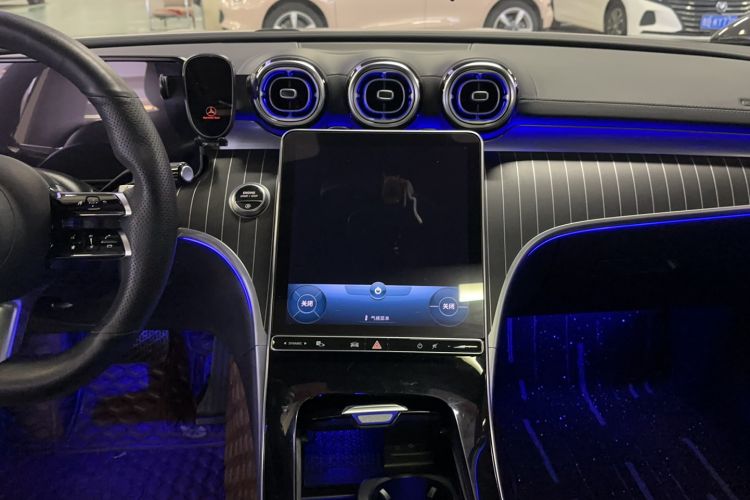 Used Mercedes-Benz C-Class 2022 C 260 L Obsidian Night Sport Edition Audio And AC Panel