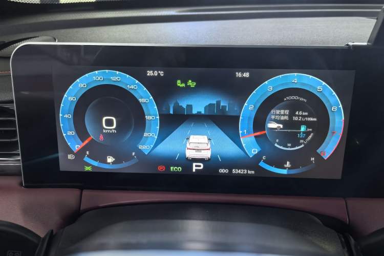 Used JETOUR X70 PLUS 2021 Zhuge 1.6T DCT Wuhou 5-Seater Odometer Close Up