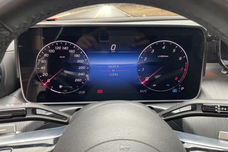 Used Mercedes-Benz C-Class 2024 C 200 L Sport Edition Odometer Close Up