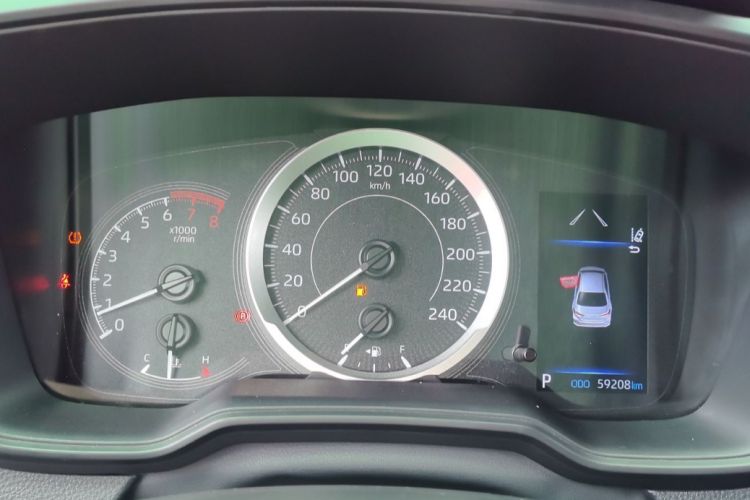 Used Toyota Corolla 2021 1.2T S-CVT Elite PLUS Edition Odometer Close Up