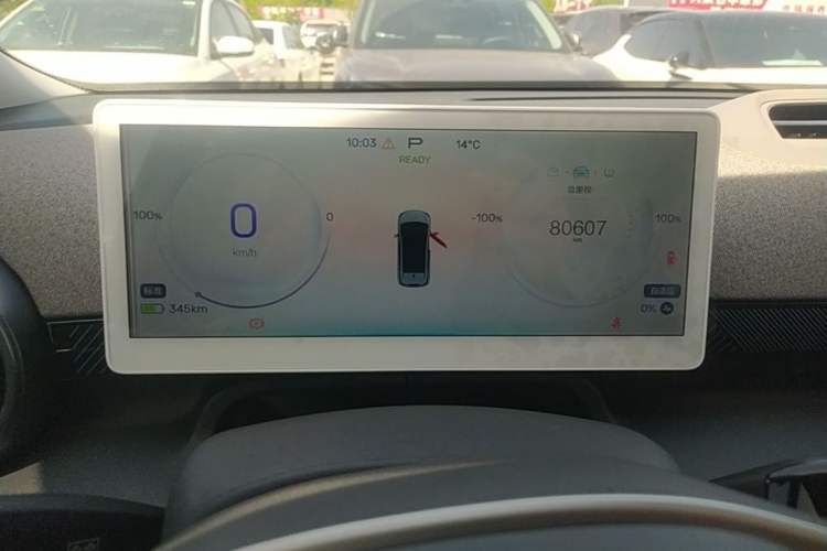 Used ARCFOX Kaola S 2024 AIR Odometer Close Up