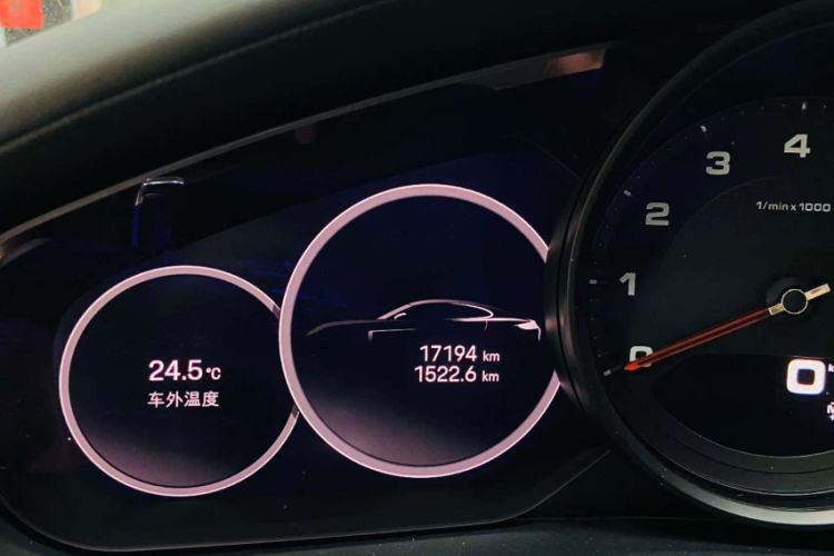 Used Porsche Panamera 2023 Panamera 2.9T Odometer Close Up