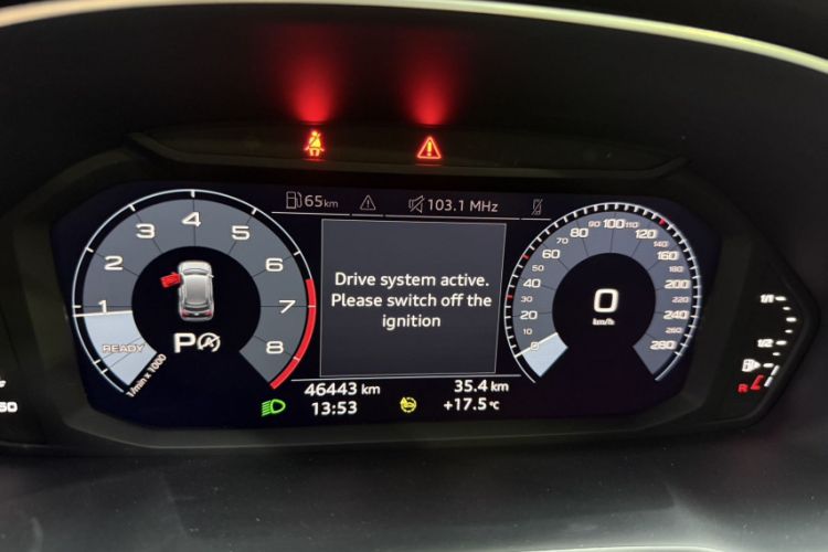 Used Audi Q3 2021 35 TFSI Advanced Style Edition Odometer Close Up