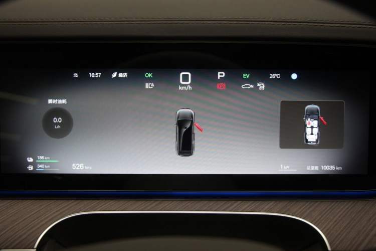 Used Denza N9 2025 Prestige Version Odometer Close Up