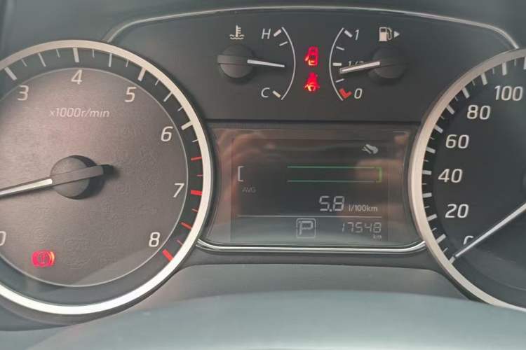 Used Nissan Sylphy 2024 Revised Version Classic 1.6XE CVT Comfort Edition Odometer Close Up