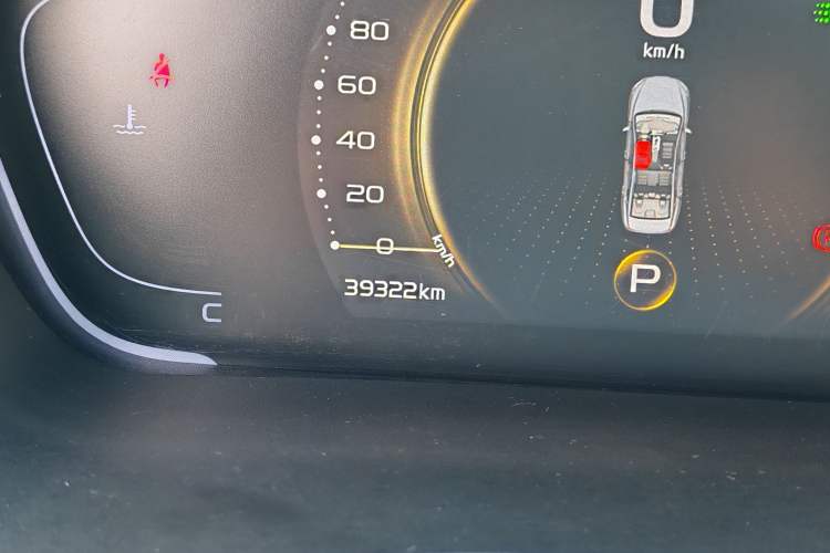 Used Geely Auto Binray 2021 1.4T CVT Asian Games Edition Odometer Close Up