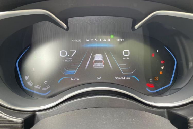 Used Haval H9 2020 2.0T Gasoline 4WD Premium Edition 5 Seats Odometer Close Up