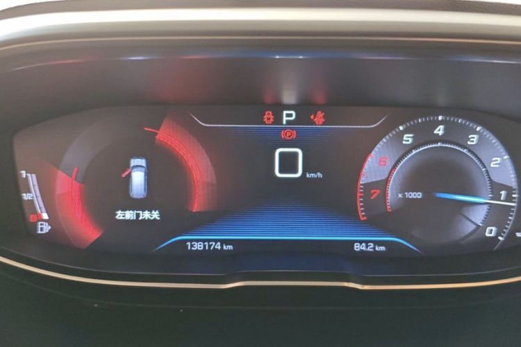 Used Peugeot 5008 2019 Revised 360THP 7-Seater Flagship Edition Odometer Close Up