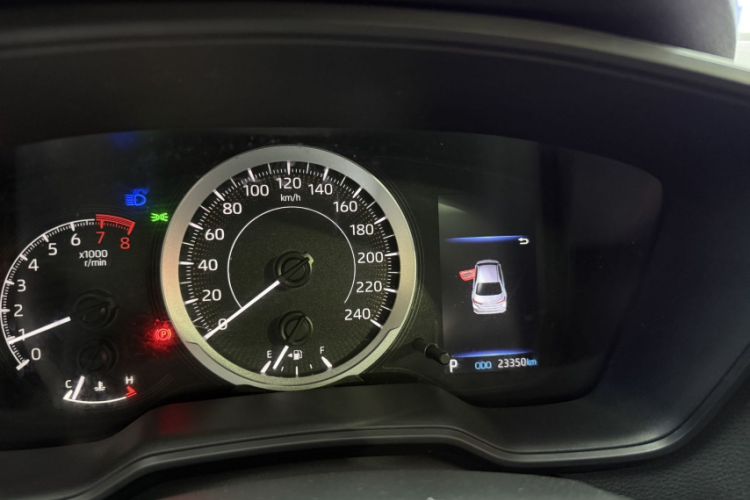 Used Toyota Corolla 2021 TNGA 1.5L CVT Elite Edition Odometer Close Up