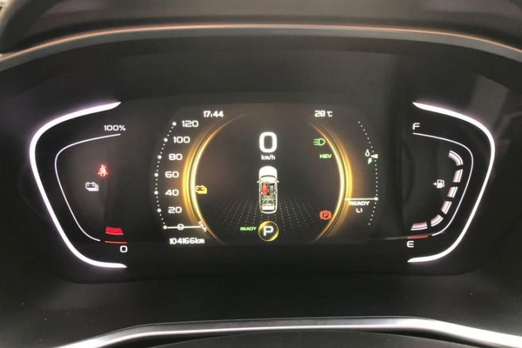 Used Geely Auto Coolray New Energy 2019 260T DCT Knight Odometer Close Up