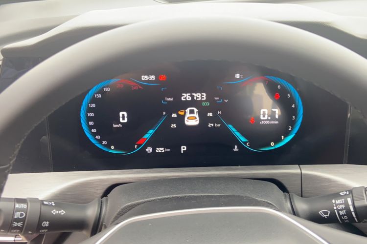 Used CHANGAN CS35PLUS 2023 Enjoy Edition 1.4T DCT Luxury Model Odometer Close Up