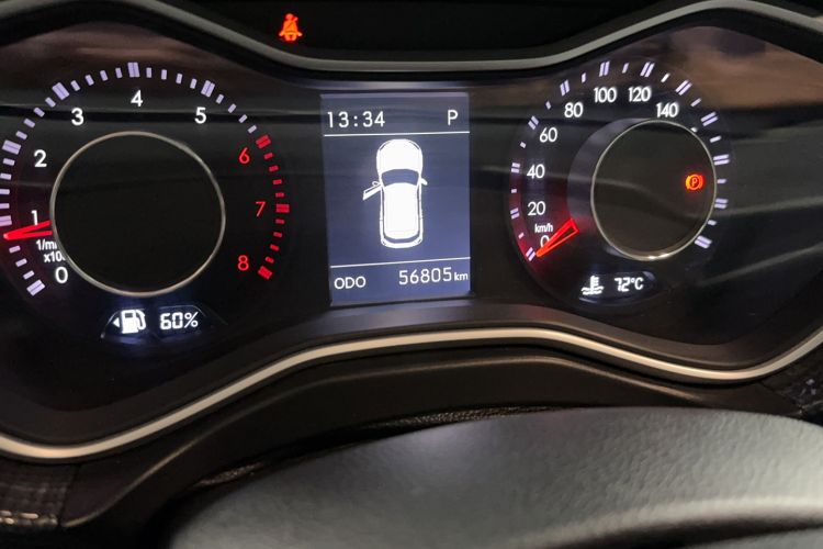 Used BAIC Off-Road BJ20 2018 1.5T CVT Luxury Model Odometer Close Up