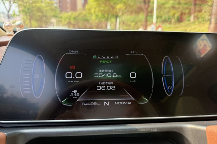 Used ORA Good Cat 2022 400km Standard Range Premium Version Lithium Iron Phosphate Odometer Close Up