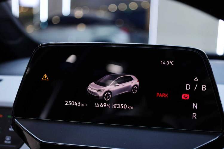 Used Volkswagen ID.3 2025 Smart Edition Outstanding Model Odometer Close Up