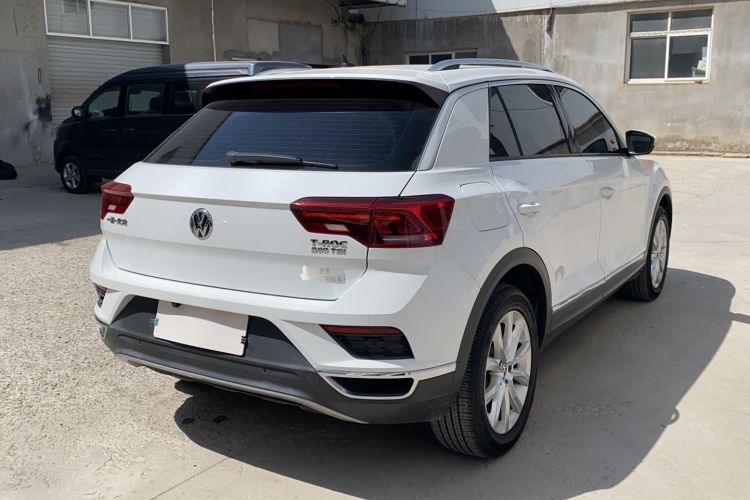 Used Volkswagen T-ROC 2019 280TSI DSG Two-Wheel Drive Advanced Version China VI Standard Rear Right 45 Deg