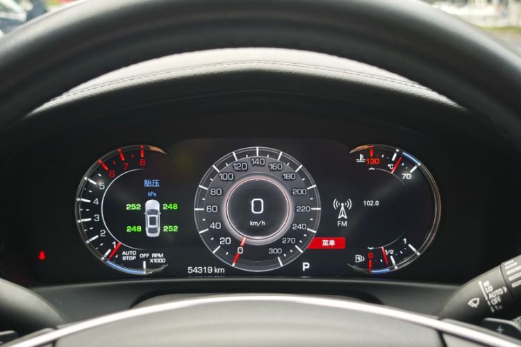 Used Cadillac CT6 2021 28T Luxury Version Odometer Close Up