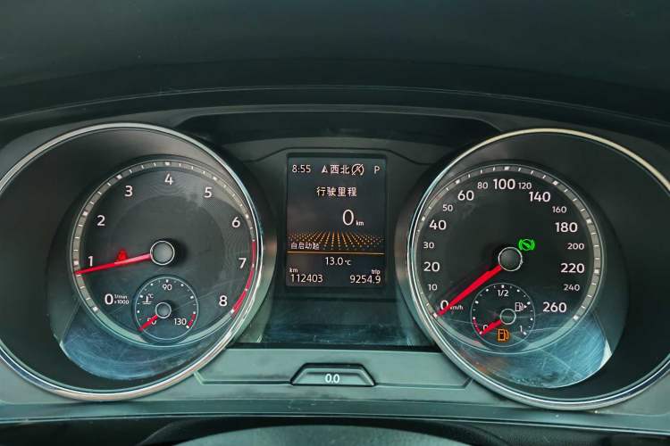 Used Volkswagen Tiguan L 2017 330TSI Automatic Two-Wheel Drive Flagship Edition Odometer Close Up