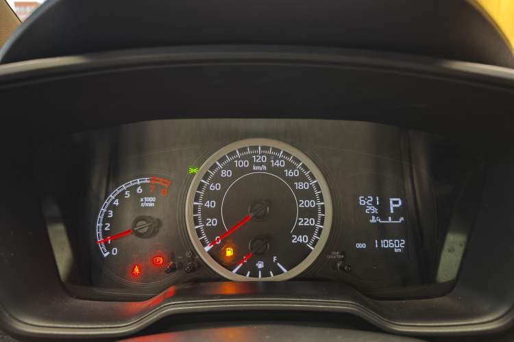 Used Toyota Levin 2022 Facelift TNGA 1.5L CVT Progressive Edition Odometer Close Up