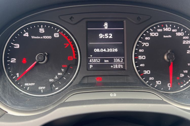 Used Audi A3 2018 30th Anniversary Edition Sportback 35 TFSI Ambition Model Odometer Close Up