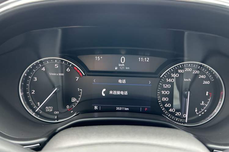 Used Cadillac CT5 2021 Revised 28T Luxury Version Odometer Close Up