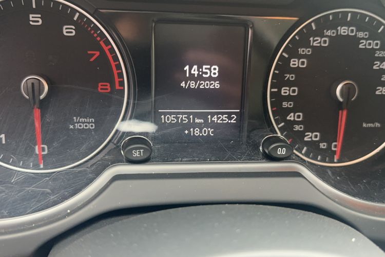 Used Audi Q5 2016 40 TFSI Trendy Edition Odometer Close Up