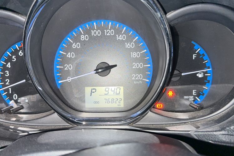 Used Toyota Vios 2019 1.5L CVT Innovation Edition Odometer Close Up