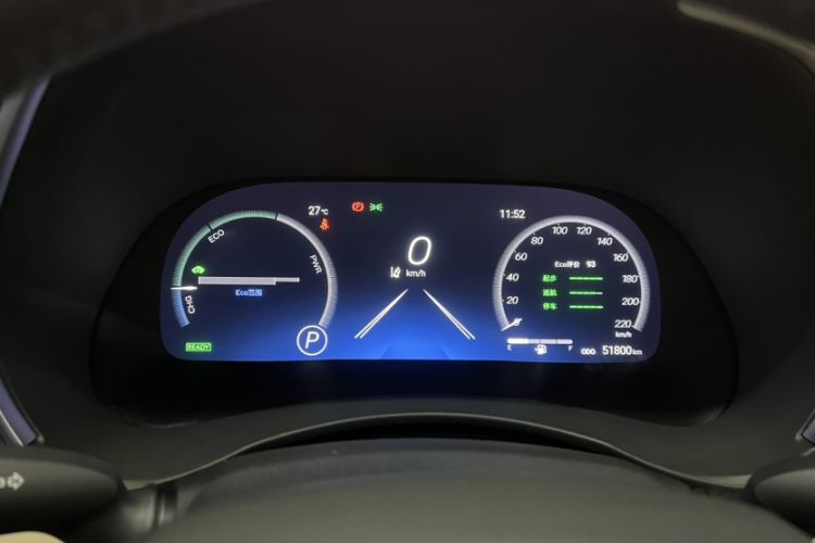 Used Toyota Highlander 2022 Dual-Engine 2.5L Four-Wheel Drive Supreme Edition 7-Seater Odometer Close Up