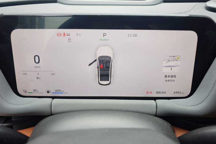 Used Haval Fierce Dragon Max 2025 Hi4 165 Ultra Smart Drive Edition Odometer Close Up