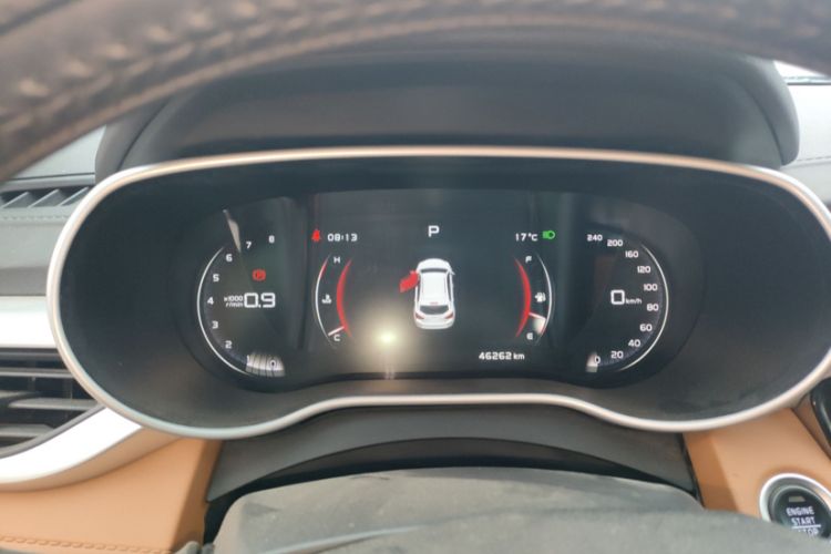 Used Geely Auto Vision S1 2018 1.4T CVT FENGXING Model Odometer Close Up