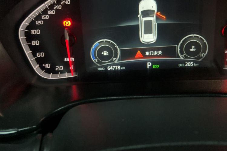 Used CHANGAN CS75 2021 Honor Million Edition 280T DCT Navigation Model Odometer Close Up