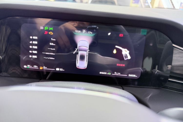 Used Hima AITO M7 2024 1.5T Rear-Drive Plus Version 5 Seats Odometer Close Up