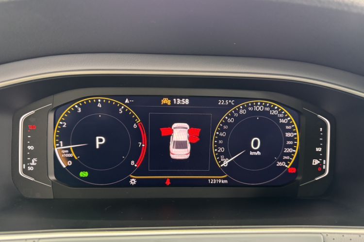 Used Volkswagen Lavida 2024 1.5L Automatic Starry Sky 5 Million Edition Odometer Close Up