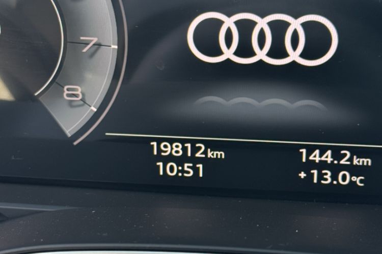 Used Audi A7 2023 45 TFSI Prestige Edition Odometer Close Up