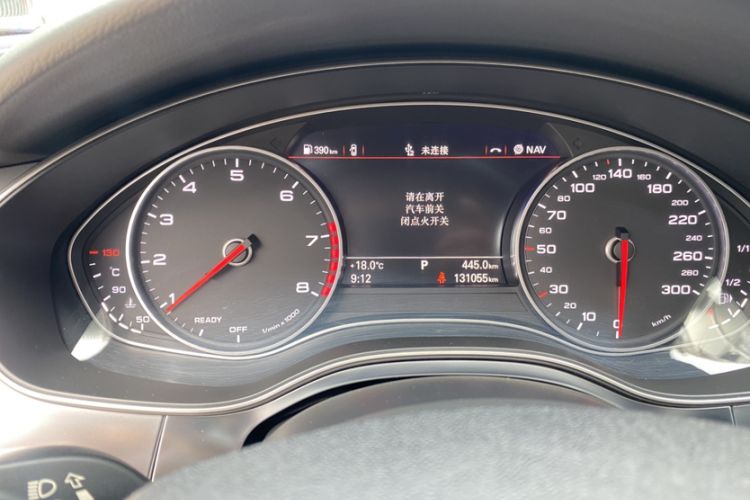 Used Audi A6L 2018 30th Anniversary Edition 35 TFSI Fashion Model Odometer Close Up