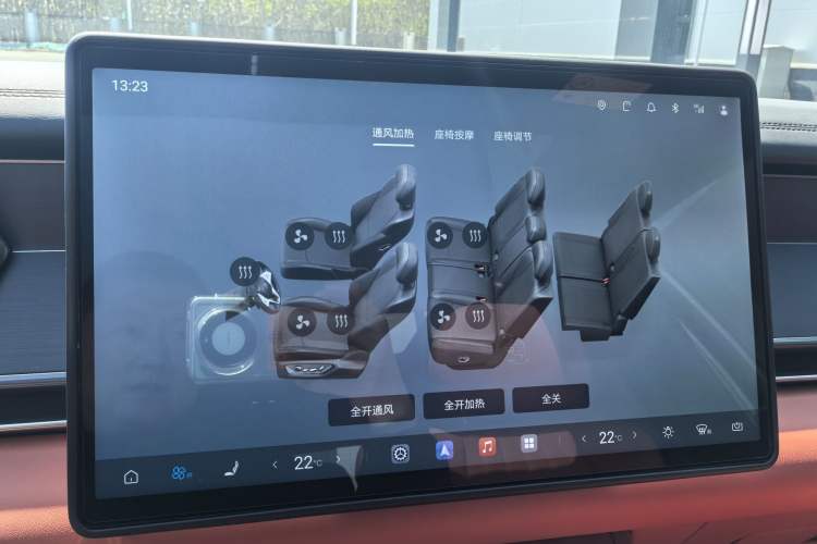 Used BYD Tang L 2025 EV 670KM LiDAR Flagship Version Audio And AC Panel