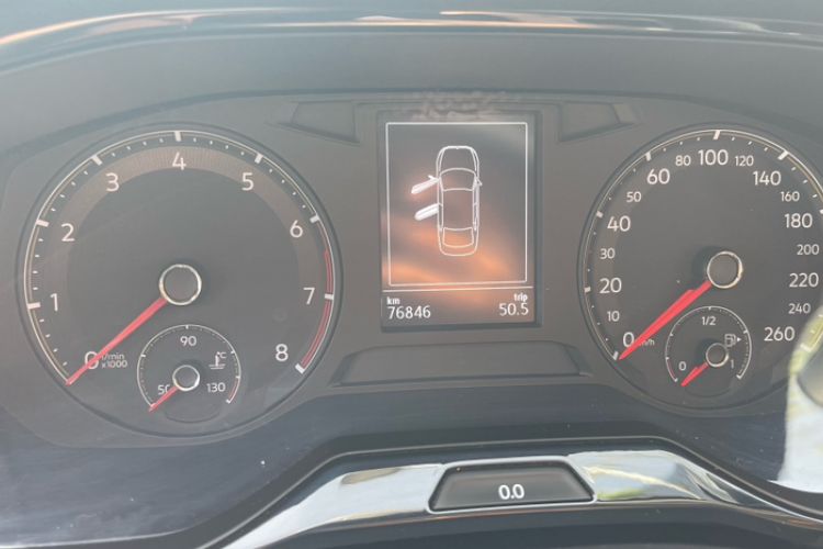 Used Volkswagen Bora 2020 1.5L Automatic Fashion Edition Odometer Close Up