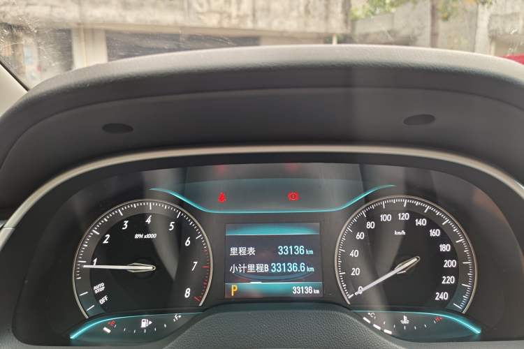 Used Buick GT 2021 Revised Version Flagship 1.5L Automatic Elite Edition Odometer Close Up