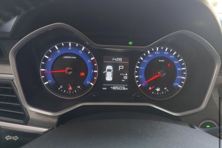 Used Geely Auto Vision X3 2017 1.5L Automatic Elite Model Odometer Close Up