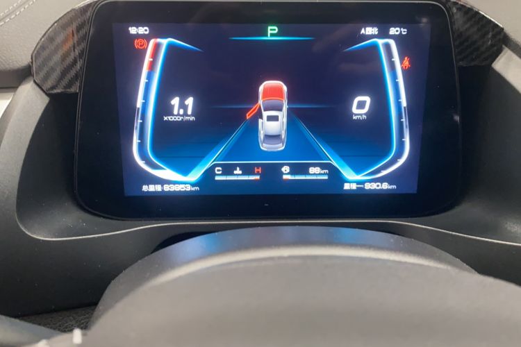 Used BYD Qin Pro 2020 Beyond Edition 1.5TI Automatic Flagship Version Odometer Close Up