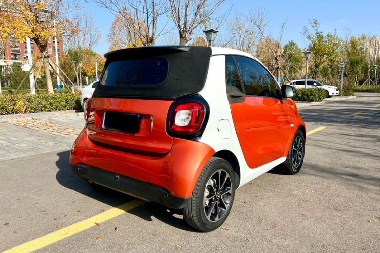 Used smart fortwo 2016 1.0L 52 kW Convertible Passion Edition
