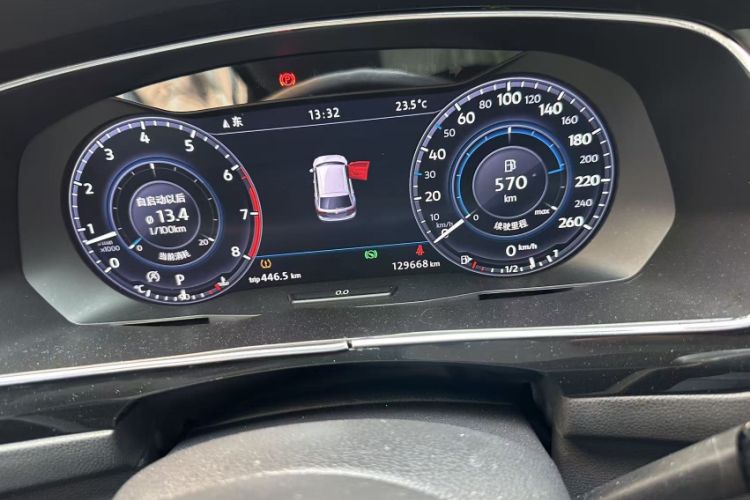 Used Volkswagen Tiguan L 2017 330TSI Automatic Two-Wheel Drive Flagship Edition Odometer Close Up