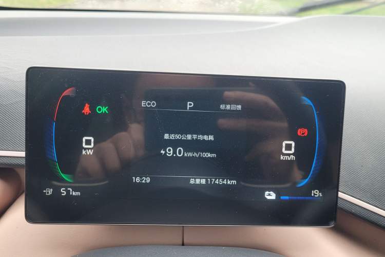 Used BYD Seagull 2025 305km Active Version Odometer Close Up