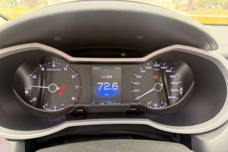 Used Geely Auto Emgrand GL 2019 1.4T CVT Elite Smart Edition Odometer Close Up