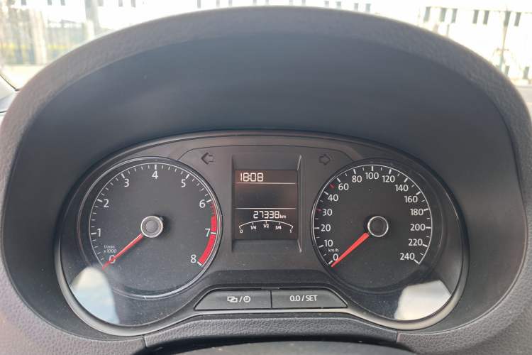 Used Volkswagen Polo 2018 1.5L Automatic Advanced Driving Model Odometer Close Up