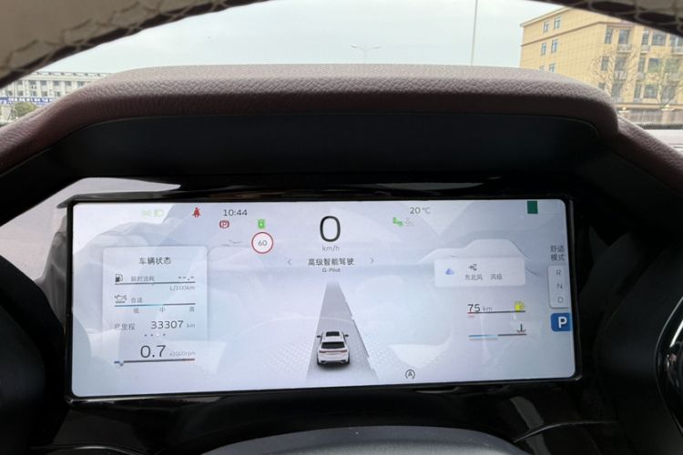 Used Geely Auto Monjaro L 2021 2.0TD High-Power Automatic All-Wheel-Drive Flagship Version Odometer Close Up