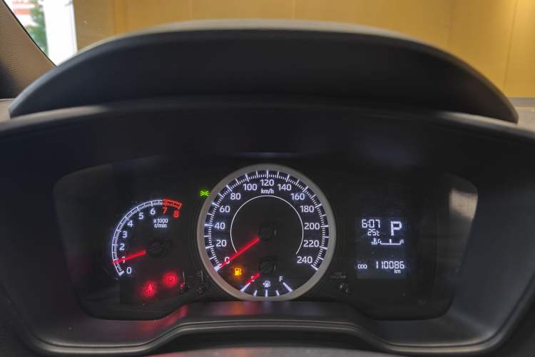 Used Toyota Levin 2022 Facelift TNGA 1.5L CVT Progressive Edition Odometer Close Up