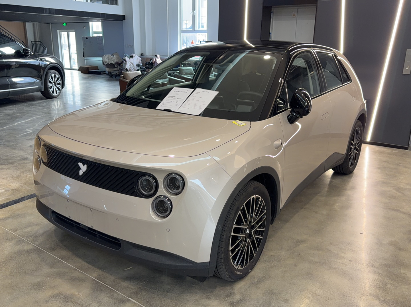 تحت مقدمة السيارة