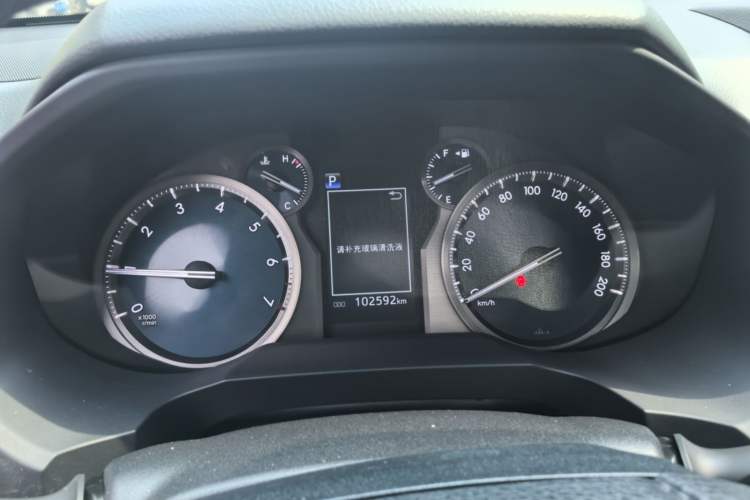 Used Toyota Prado 2018 3.5L Automatic TX-L Odometer Close Up