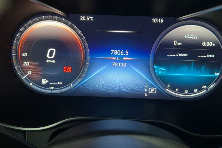 Used Mercedes-Benz GLC 2022 Refreshed GLC 300 L 4MATIC Dynamic Edition Odometer Close Up